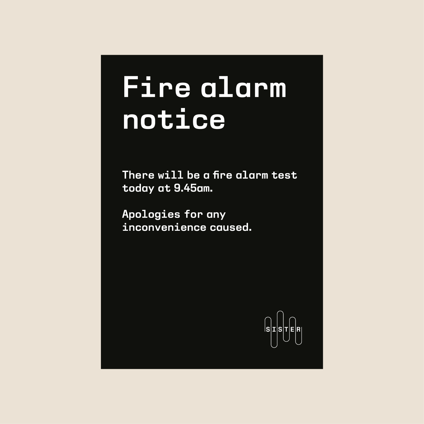ST2_Sis_021_9.30-Fire Alarm Notice