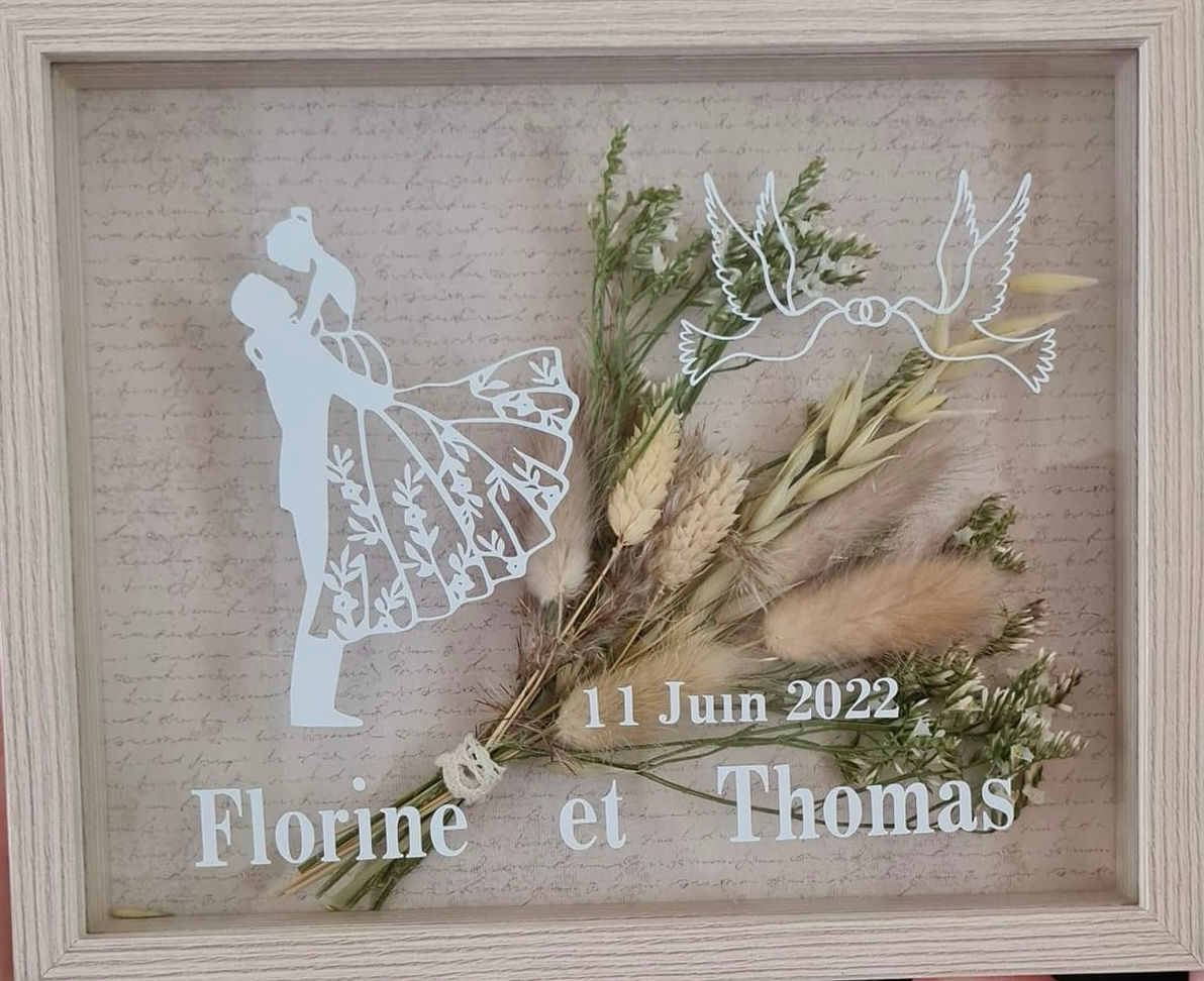 Cadre mariage champêtre 