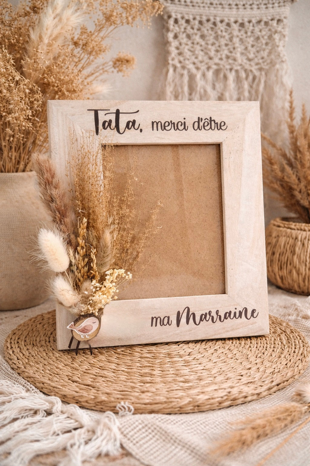 Cadre Souvenir Marraine