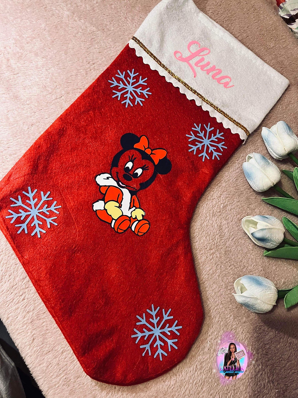 Thumbnail: Chaussette de noël minnie 