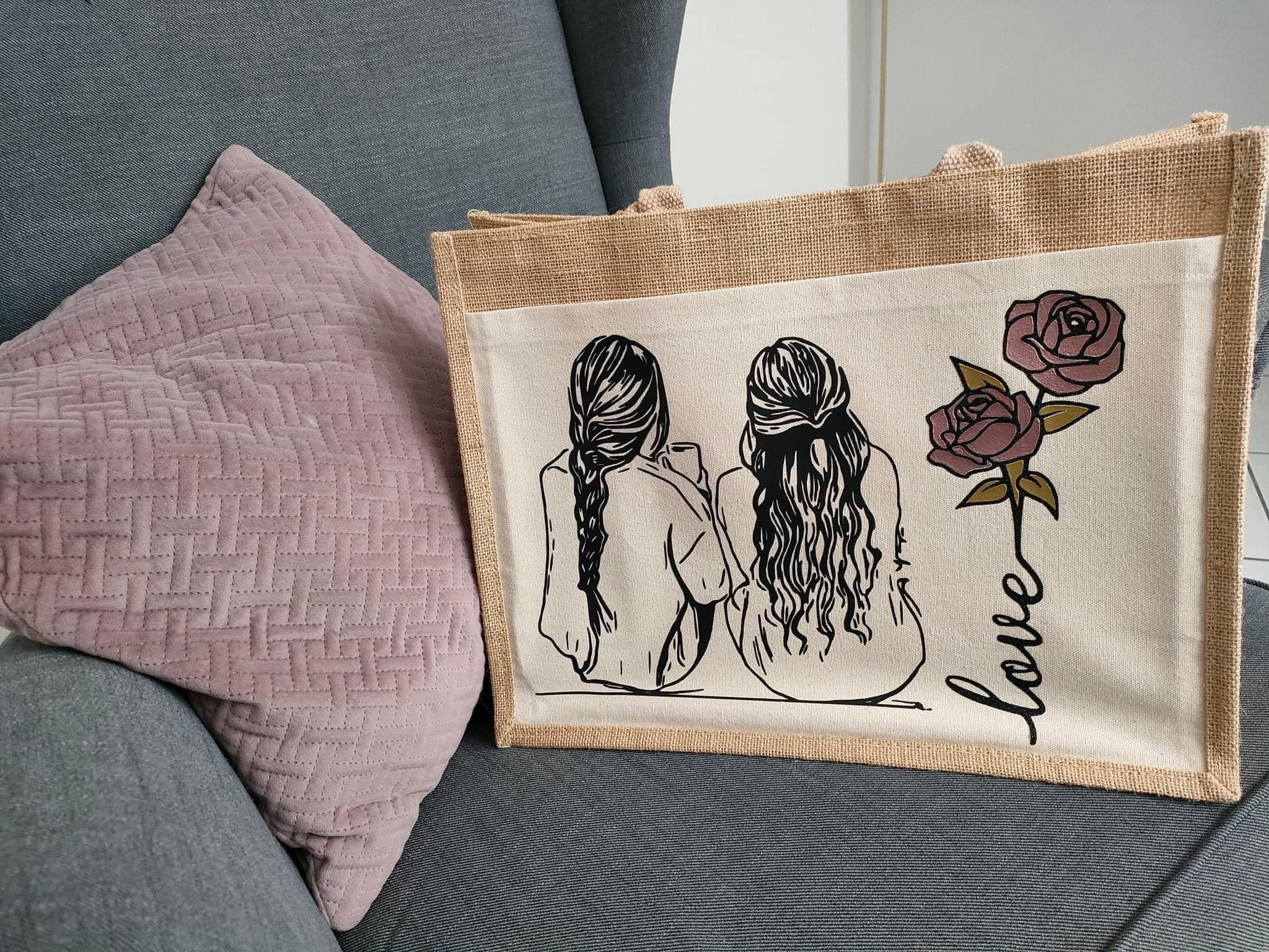 Sac en jute femmes 