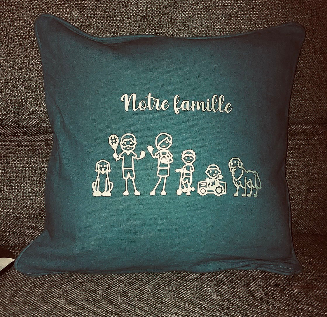 Oreiller famille 