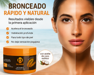 Gel Bronceador Intensivo Autobronceante para Cara y Cuerpo