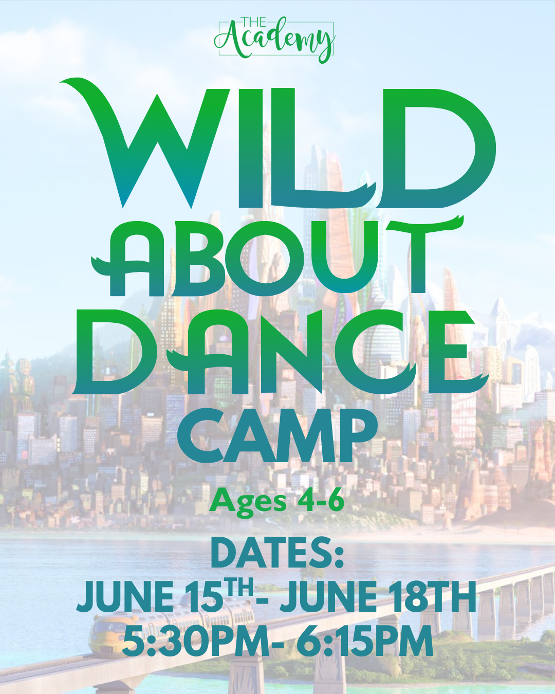 Wild About Dance Camp (Ages 4-6)