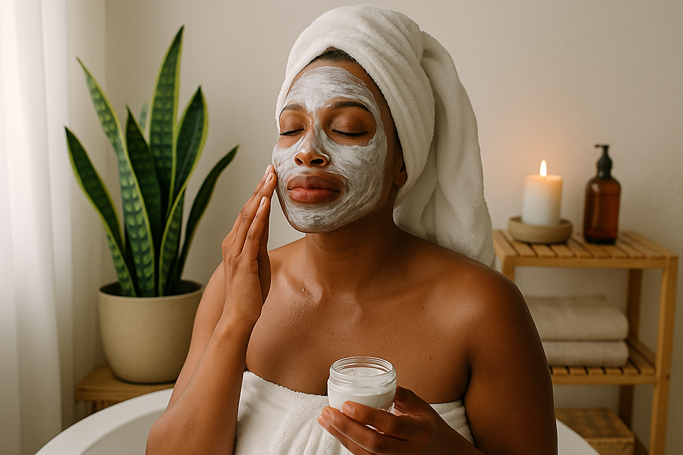 woman facial