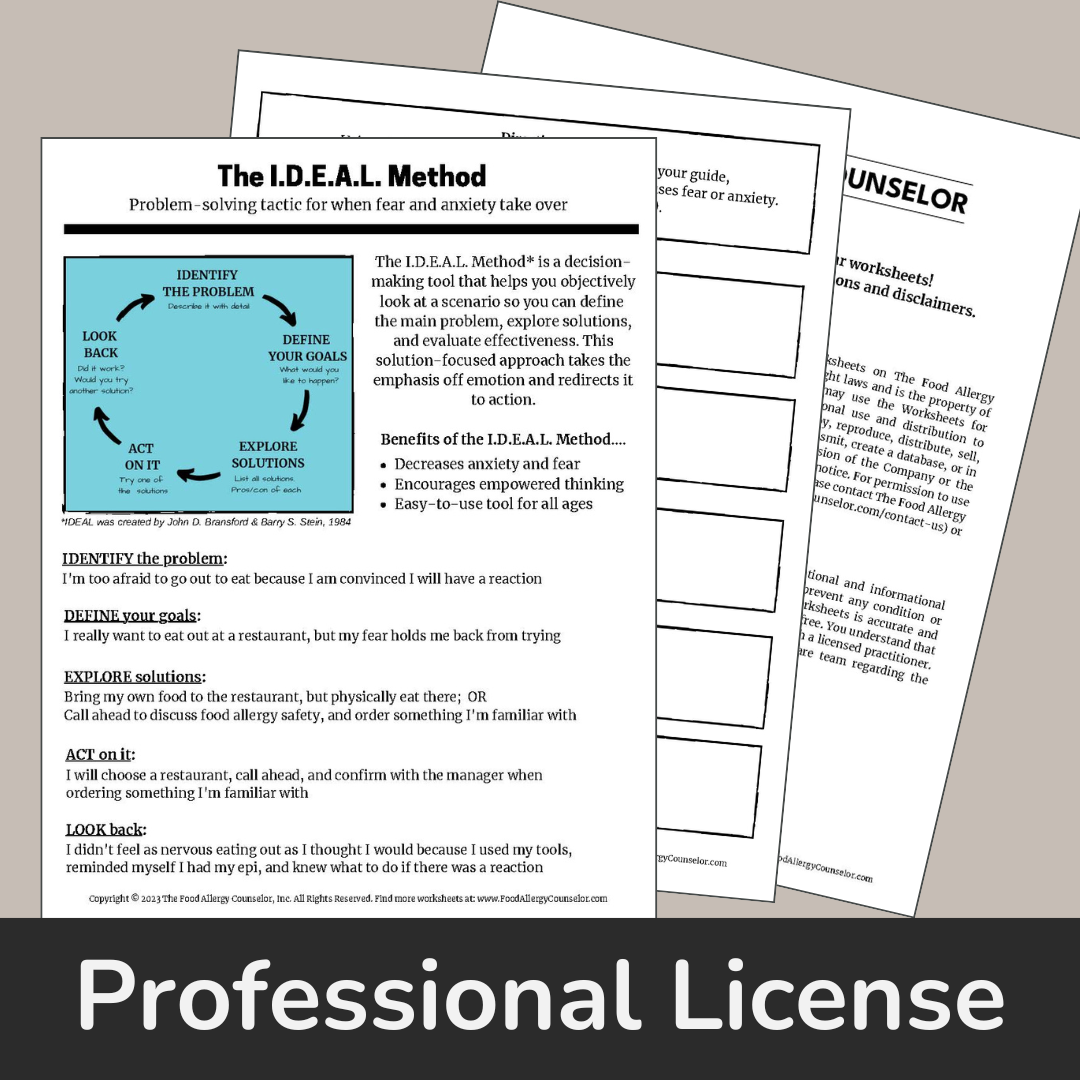 The I.D.E.A.L Method worksheet