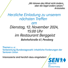 12.11.2024 | Senioren Union