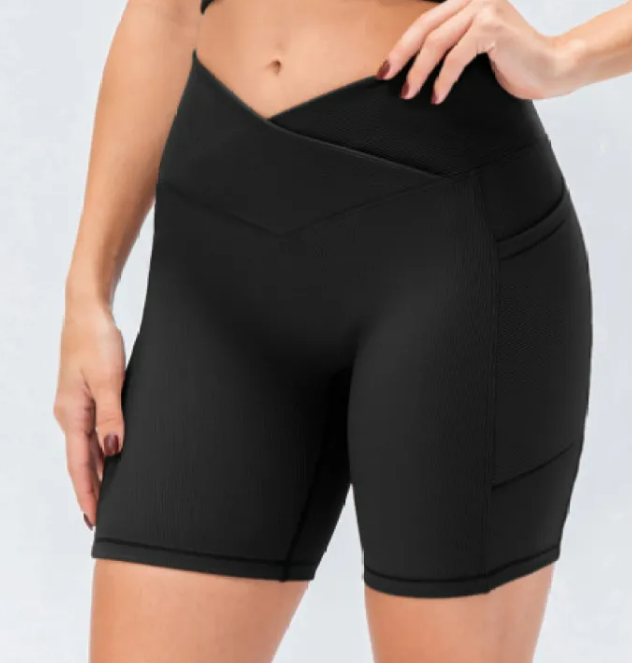 Miniatura: Women's Cross Waist With Pockets Yoga Pants