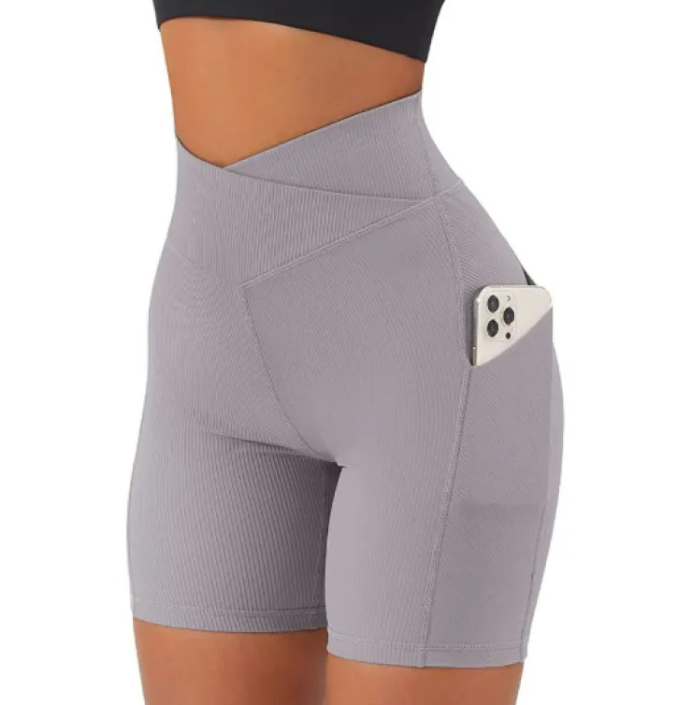 Miniatura: Women's Cross Waist With Pockets Yoga Pants