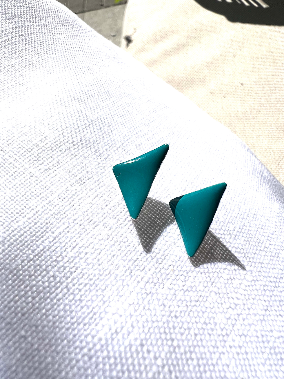 Thumbnail: ‘Drift’ Earrings - in Turquoise