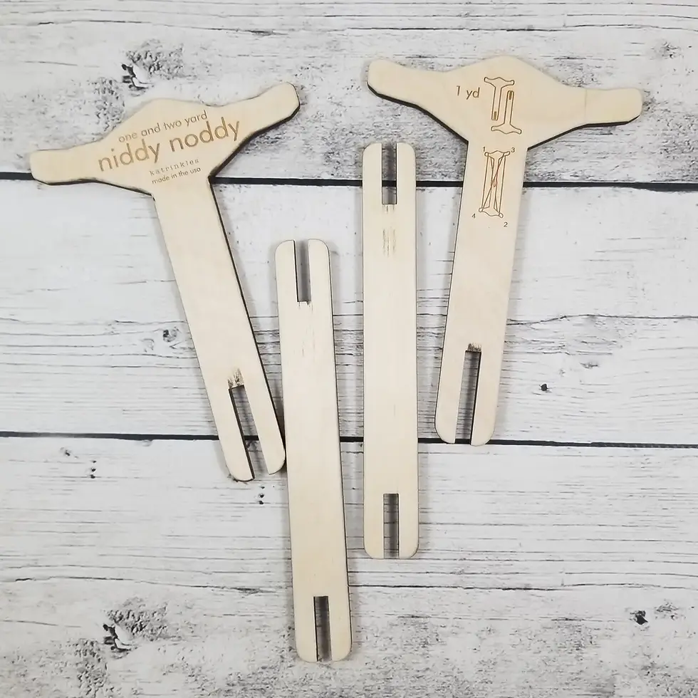 Thumbnail: One and Two Yard Niddy Noddy from Katrinkles