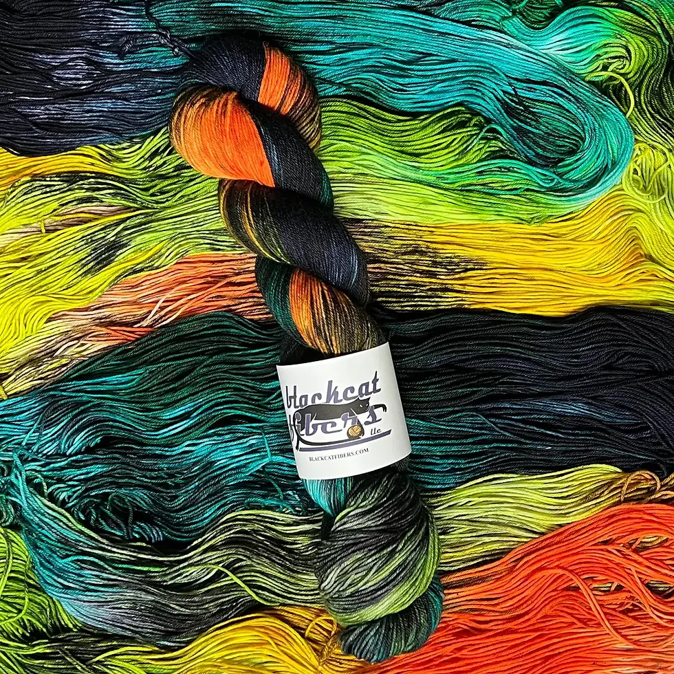 Thumbnail: Black Cat Fibers - Nomad Sock