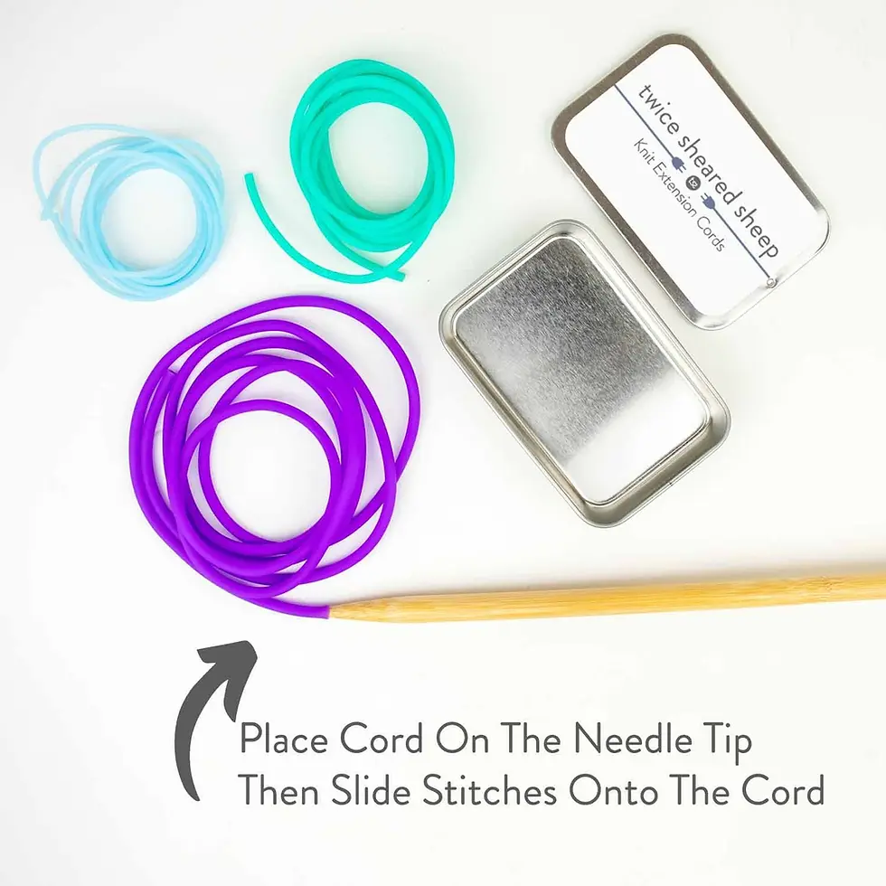Thumbnail: Knit Extension Cords - Twice Sheared Sheep