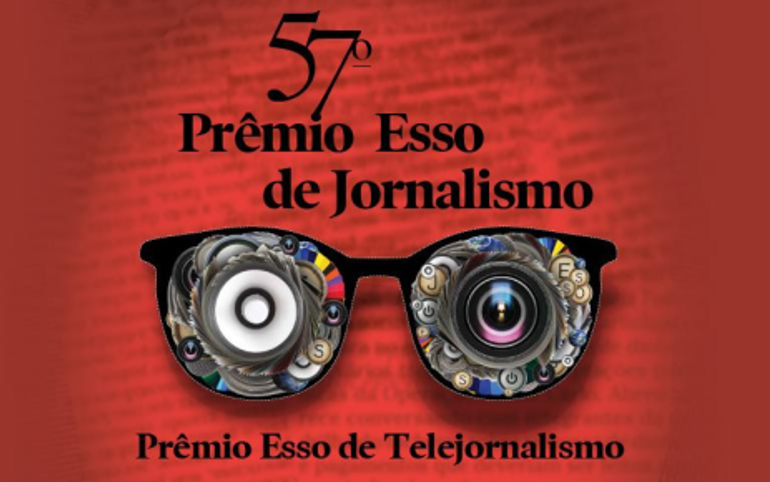 Cartaz do 57º Prêmio Esso de Jornalismo, na categoria Telejornalismo