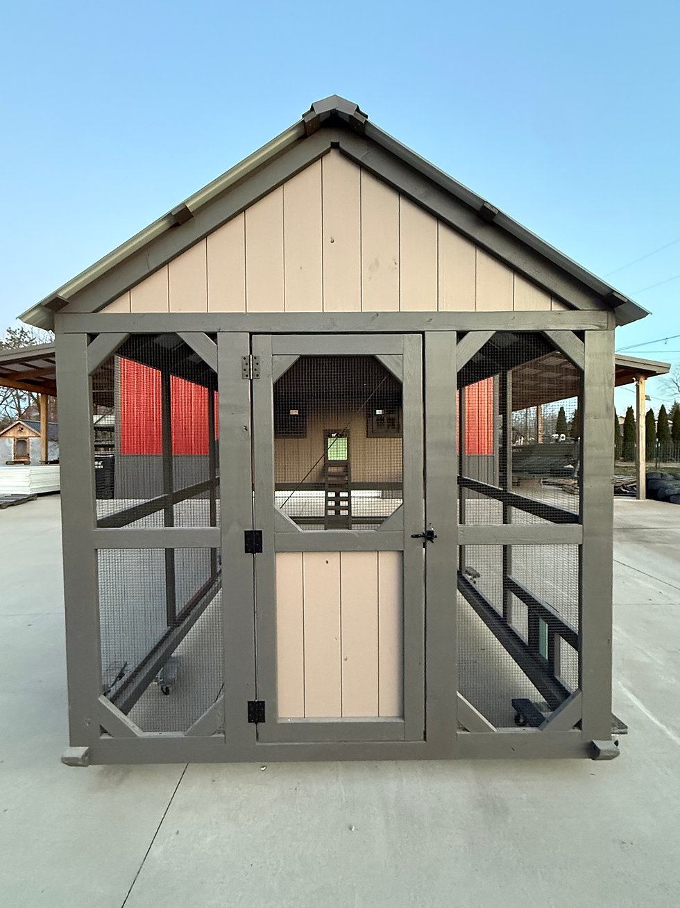 Solid Wood Chicken Coop