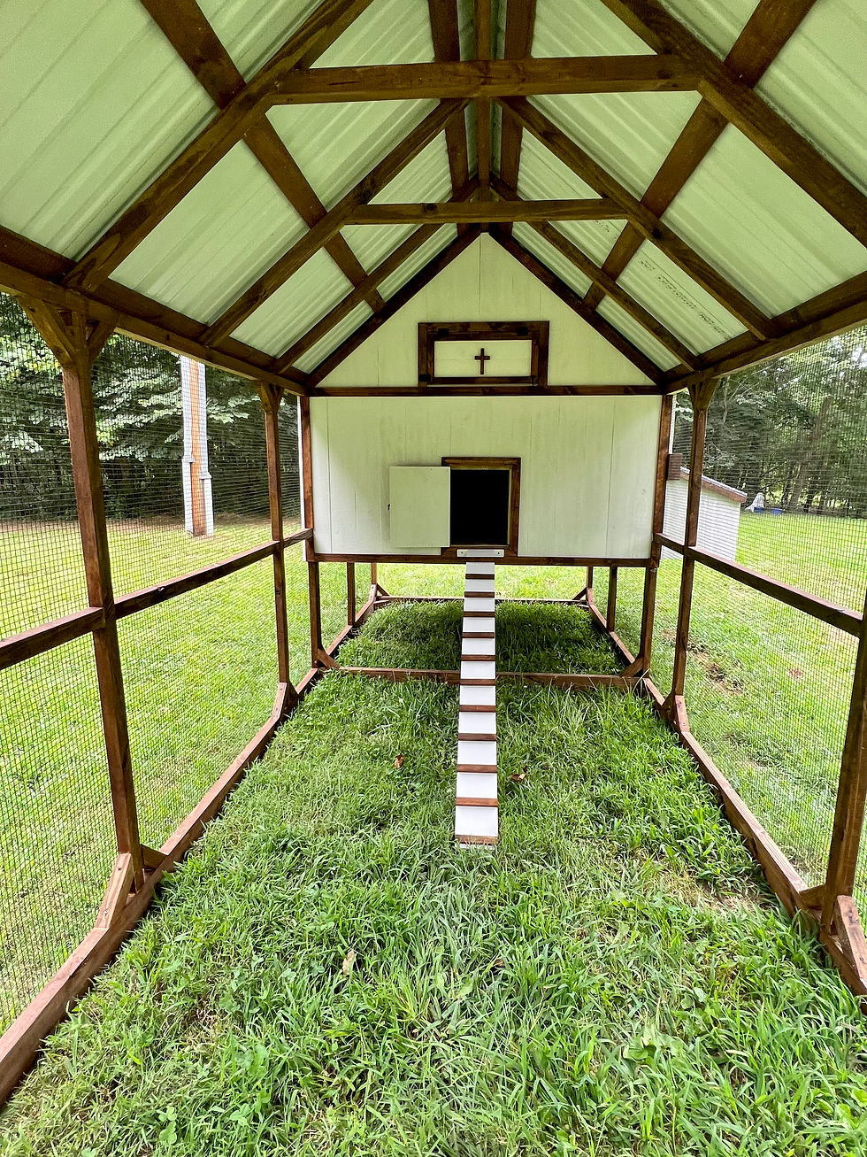 Thumbnail: Chicken Coop with Run (6'x16') with Cupola