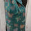 Thumbnail: WOMEN'S BUTTERFLY PASHMINA TASSEL SCARF - TEAL & PINK