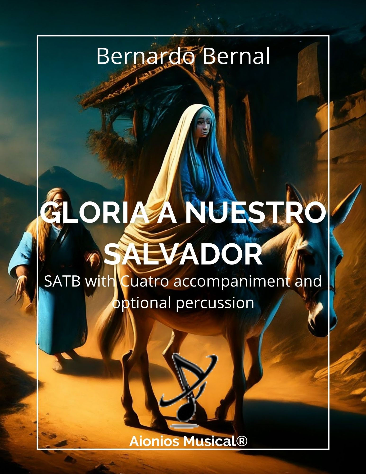 Gloria a nuestro Salvador - SATB con acompañamiento de Cuatro y percusión