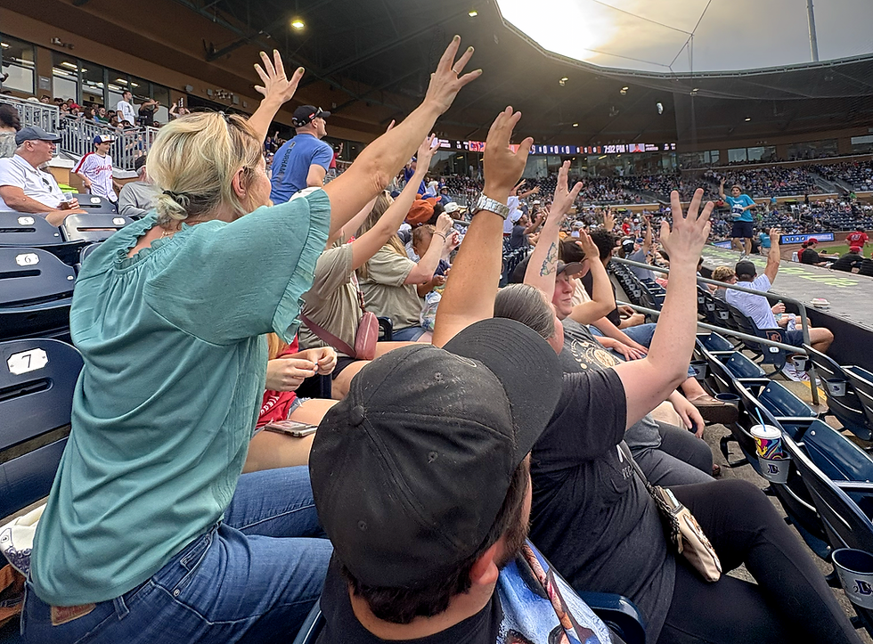 inclusive childcare event at a baseball game