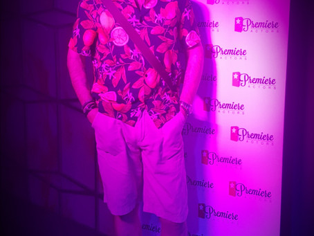 Javier Peña, Actor asiste al networking organizado por Premiere Actors.