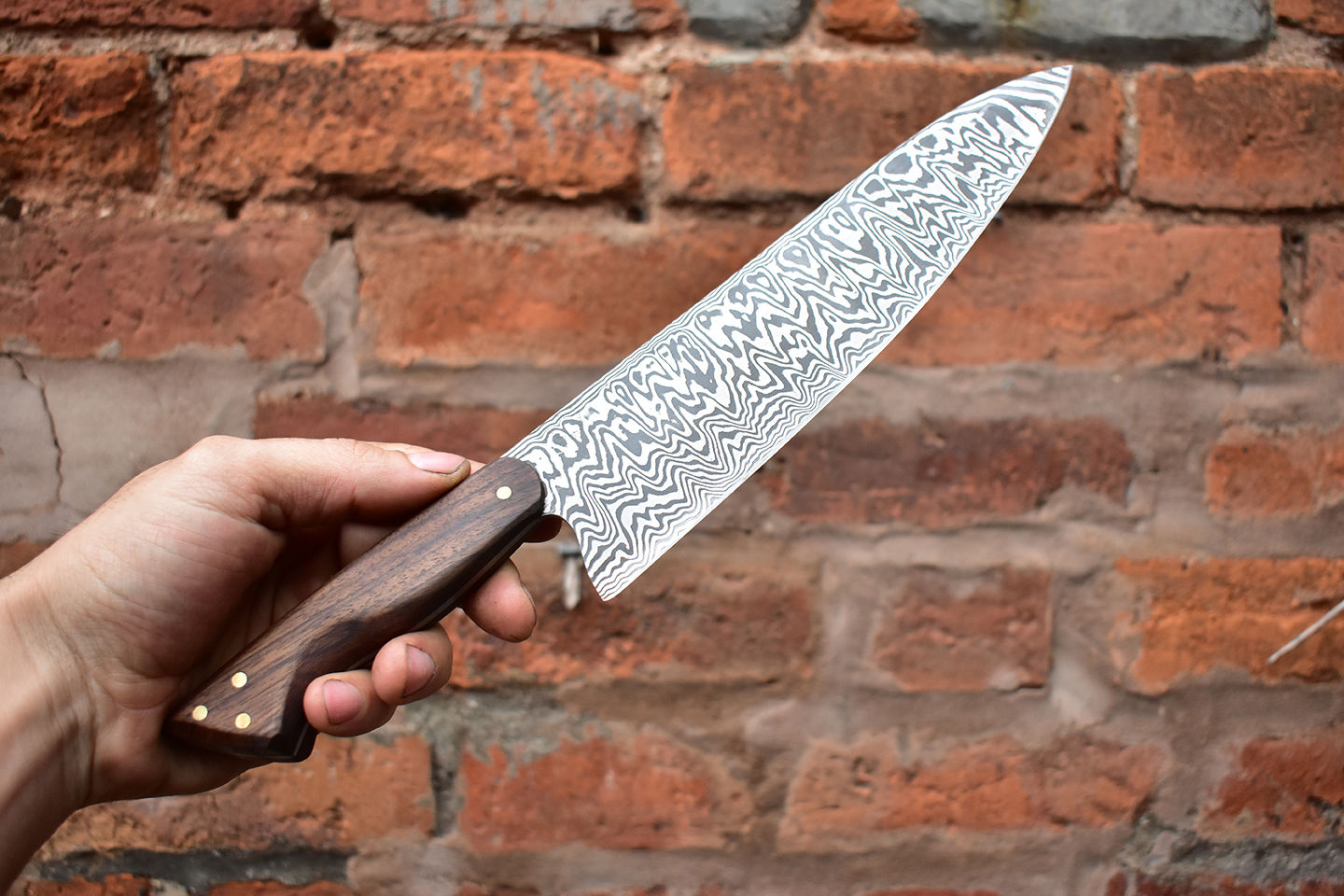 Walnut European Style Chef's Knife