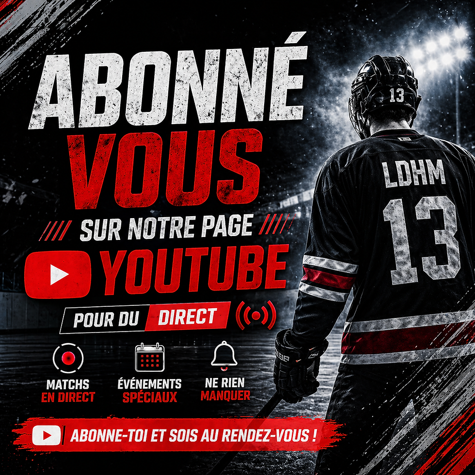 👉 Abonnez-vous 🔔 à notre chaîne YouTube ▶️ pour ne rien manquer du direct 🏒🔥
