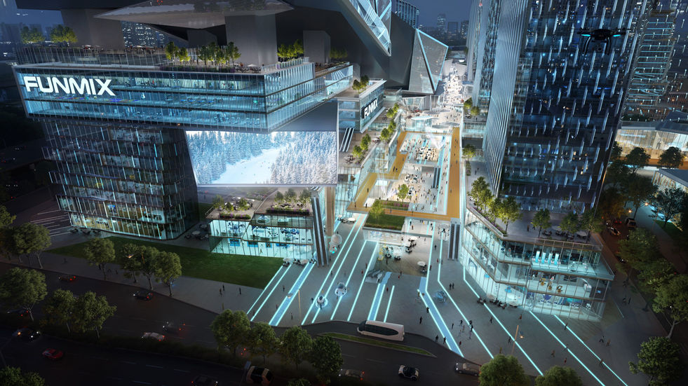 High Street Perspective Visualization