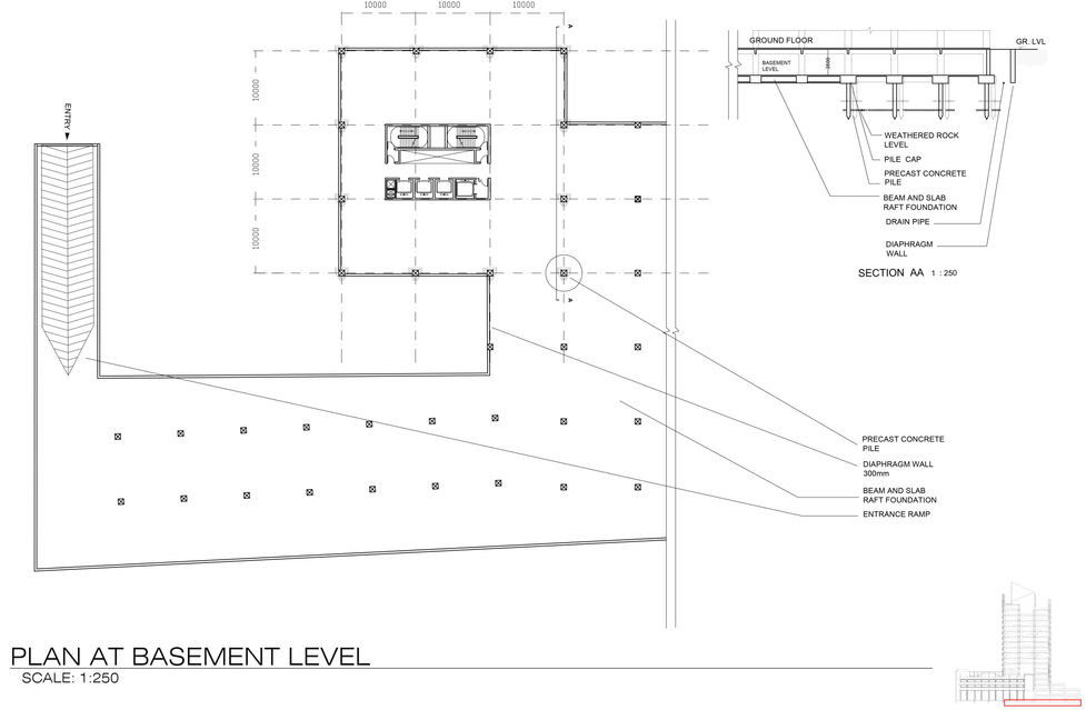 Hotel + Serviced apartments & Sterling County Museum - Basement Structure