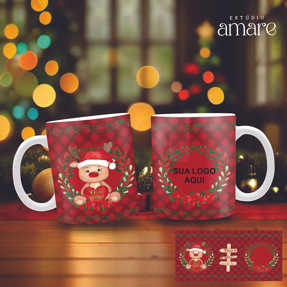 Miniatura: Pack Artes - Caneca de Natal