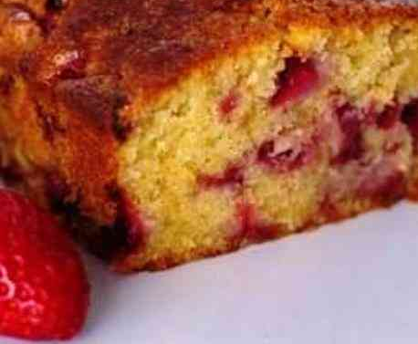 BIZCOCHO DE FRESAS DE AVENA