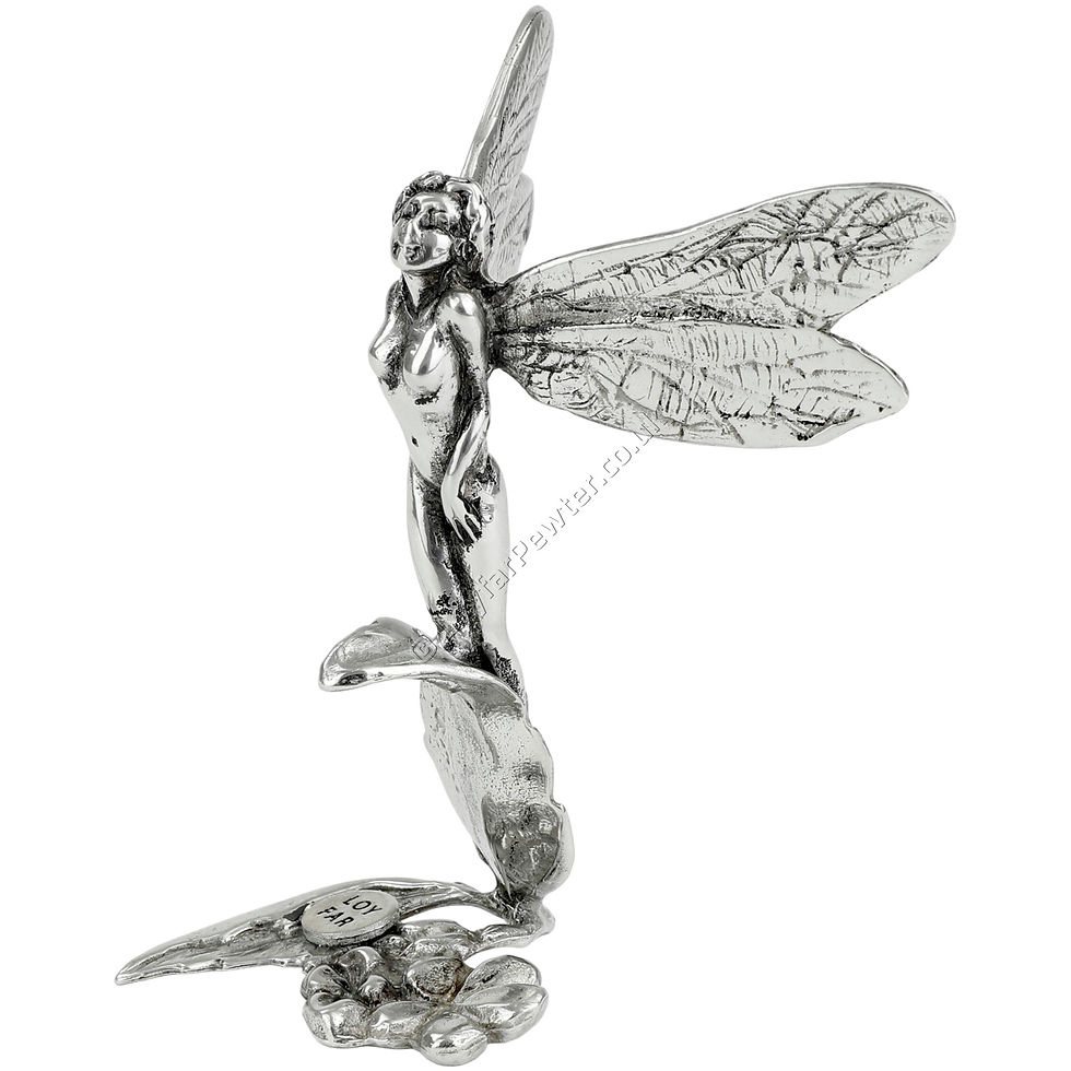 Thumbnail: Fantasy Figurine, Small - Faer (Fairy, Hovering on a Leaf)