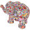 Thumbnail: Objet D'Art - Standing Elephant Sculpture, Red