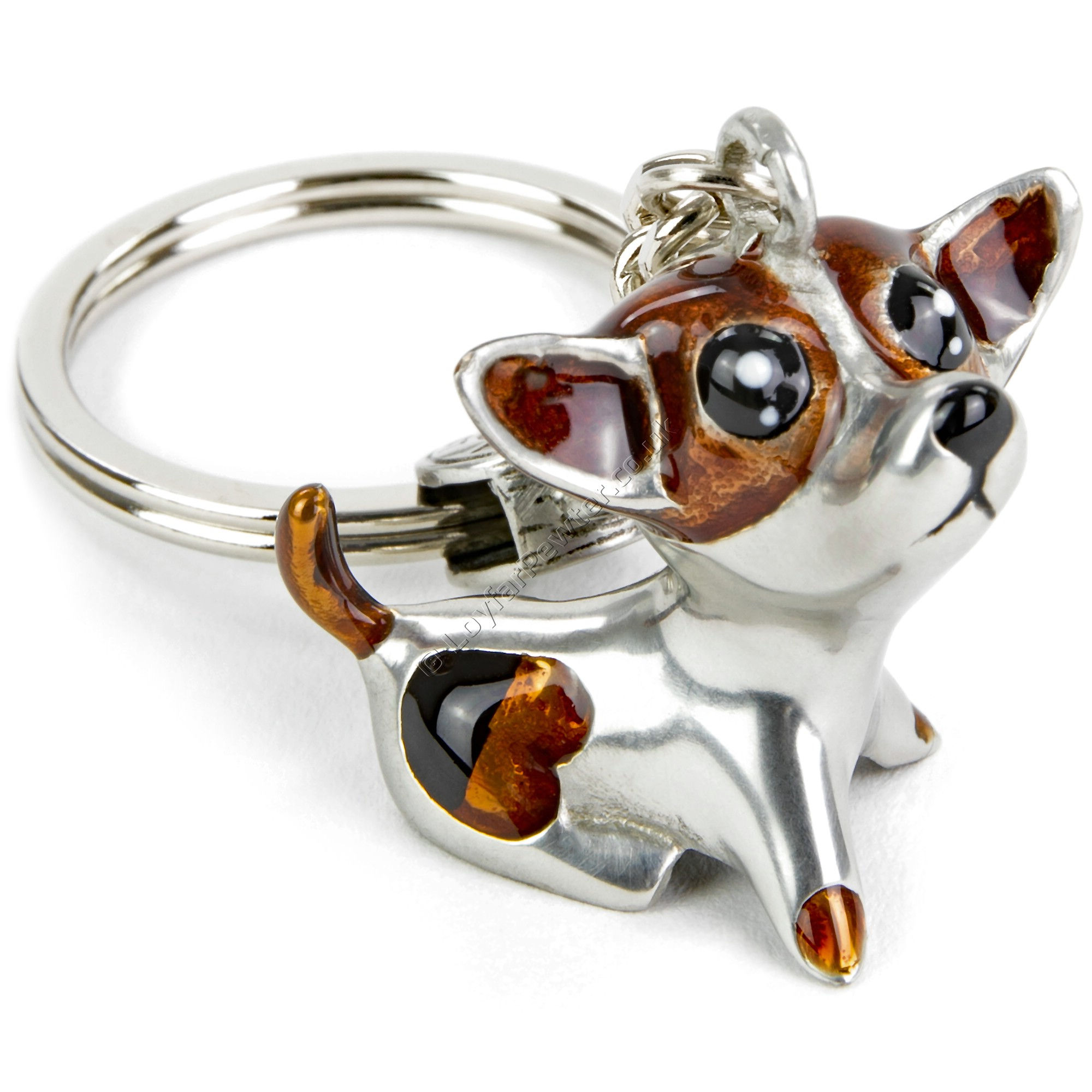 Key Ring - Dog, Chihuahua, Brown