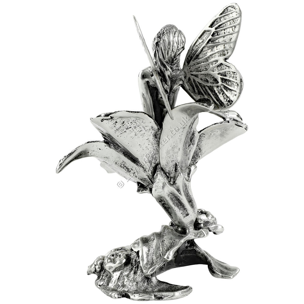 Thumbnail: Fantasy Figurine, Medium - Evanthia (Fairy, Sitting in an Orchid)