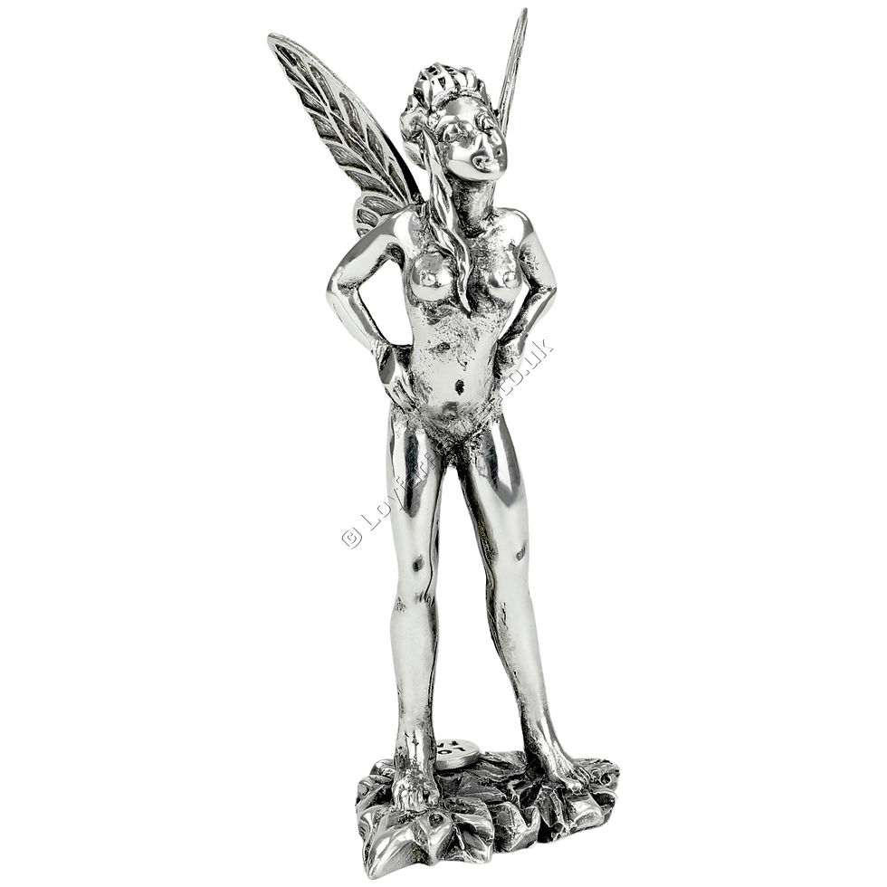 Thumbnail: Fantasy Figurine, Small - Lorelei (Fairy, Hands on Hips Pose)