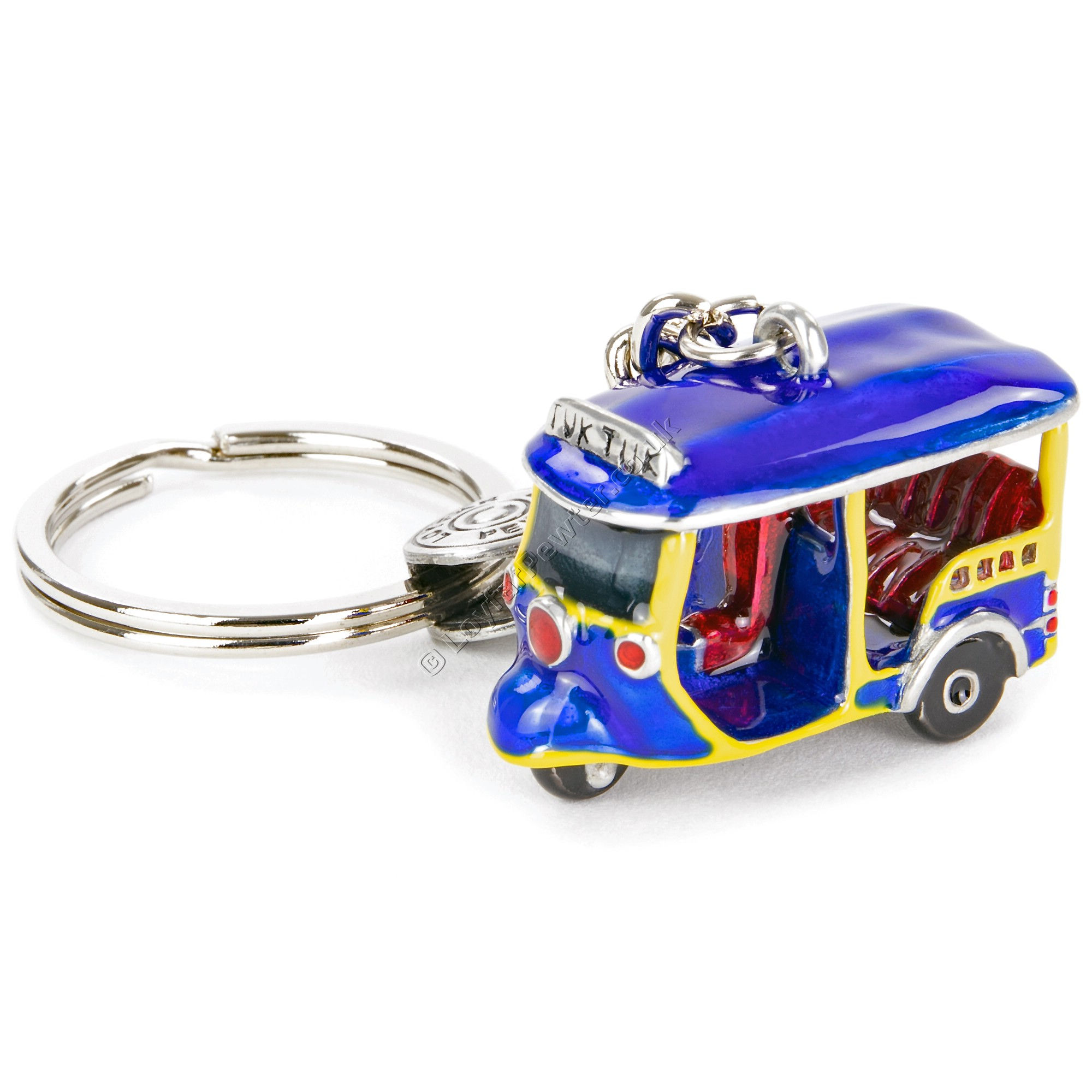 Key Ring - Tuk Tuk, Blue