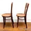 Thumbnail: Pair of Antique Mundus Crocodile Bentwood Bistro Chairs Art Nouveau Thonet Style
