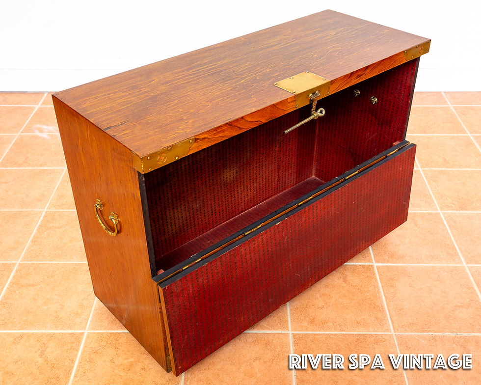 Thumbnail: Korean Bandaji Chest 1900 Antique Golden Elm Brass Blanket Chest Tansu Oriental