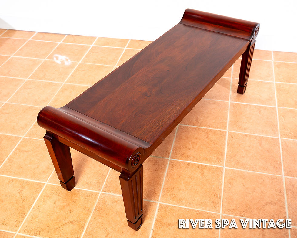 Thumbnail: Mahogany Regency Bench Window Seat Marsh & Tatham Georgian Country House 1820