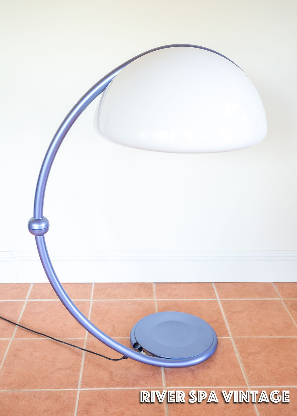 Thumbnail: Space Age Serpente Floor Lamp Elio Martinelli 1960s Italian Designer Mid Century