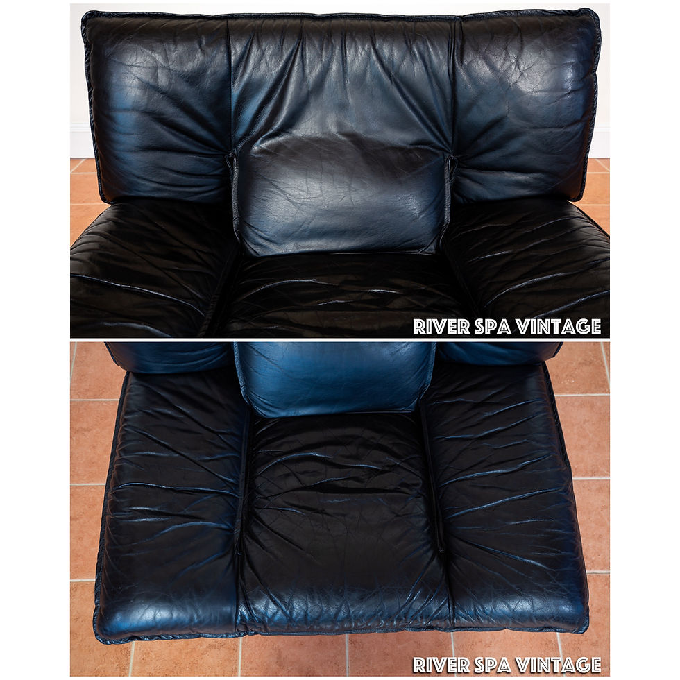 Thumbnail: Italian Leather Lounge Chair 1980s Designer Salotti Avanti Ambassador Red Black