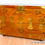 Thumbnail: Korean Bandaji Chest 1900 Antique Golden Elm Brass Blanket Chest Tansu Oriental