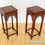 Thumbnail: Chinese Hardwood Plant Stands Side Tables Pair Lamp Tables Hongmu Antique Qing