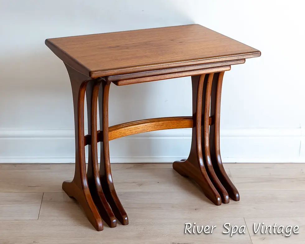Set of Victor Wilkins G Plan Fresco Mid Century Teak Nesting Tables Nest Tables