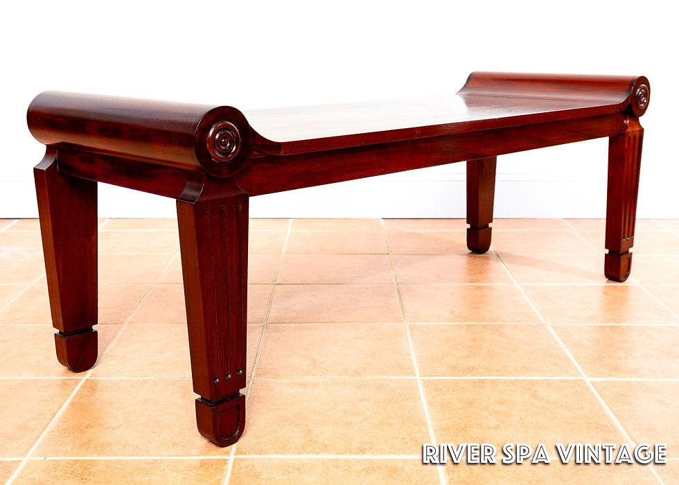 Thumbnail: Mahogany Regency Bench Window Seat Marsh & Tatham Georgian Country House 1820