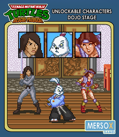 TNMT Rescue Palozza unlockable characters TNMT Rescue Palozza