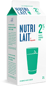 Nutrilait 2% Partly skimmed milk 2L