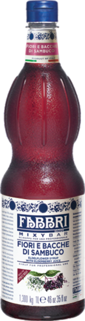 Fabbri 1905 Mixybar Elderflower And Elderberry Syrup