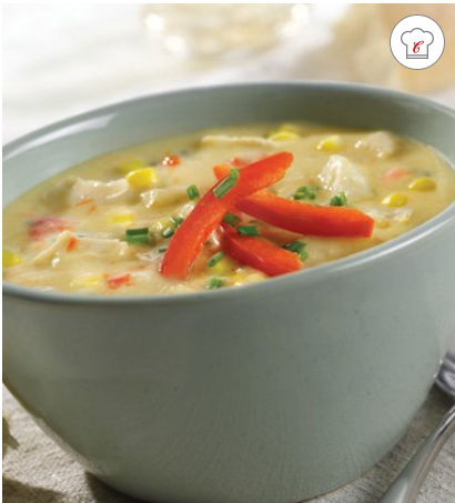 Campbell's Signature Chicken Corn Chowder With Sweet Peppers