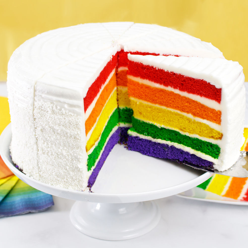 David's Cookies Rainbow Cake
